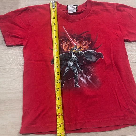 Vintage Star Wars Red Graphic T-Shirt size youth xs (4-5) - Picture 6 of 8